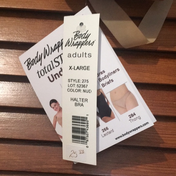 Halter Bra Body Wrappers Nude size X-Large NWT - Picture 2 of 4
